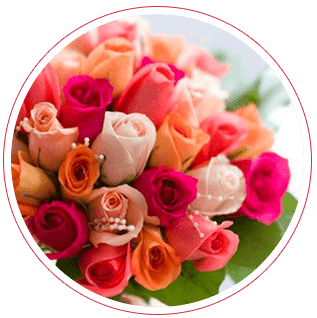 Floristería La Margarita rosas de colores diferentes 